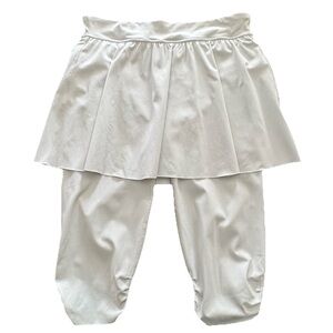 Spanx Booty Boost Skirt Around Knee 1X White Cloud Skort NWT Built In Shorts